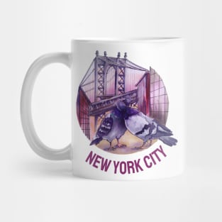 New York City Skyline Broadway Wall street Fifth avenue Times square New York New York Travel holidays Mug